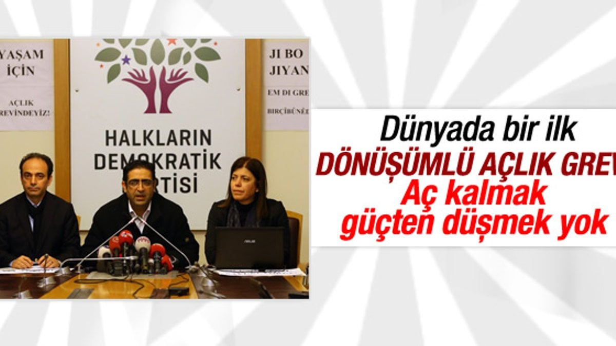 HDP'den dönüşümlü açlık grevi kararı