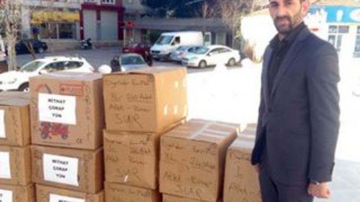 Kürt işadamı Sur'daki polislere yardım malzemesi gönderdi