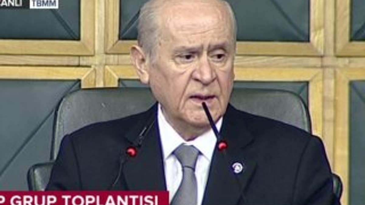 Devlet Bahçeli'nin grup toplantısı konuşması