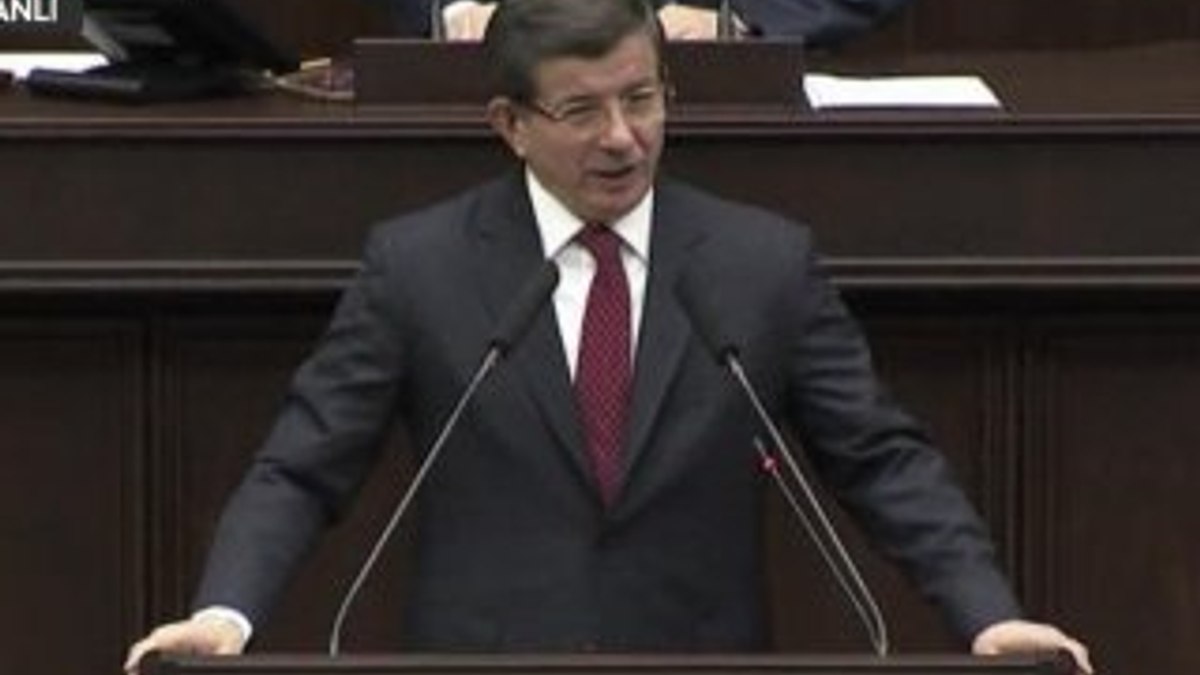 Başbakan Davutoğlu'nun grup toplantısı konuşması