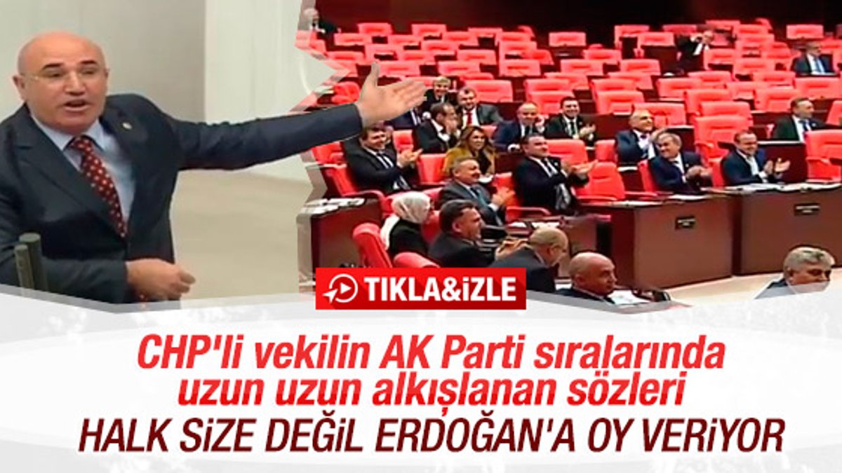 Tanal'ın AK Partili vekillerden alkış alan konuşması