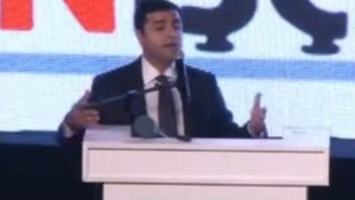 Demirtaş DİSK Genel Kurulu'nda konuştu