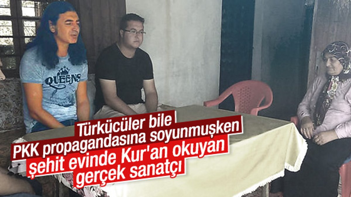 Murat Kekilli şehit polis için Kur'an-ı Kerim okudu