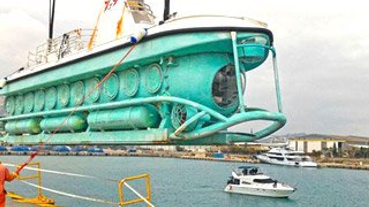 Türkiye’de bir ilk: Turistik denizaltı Antalya'da