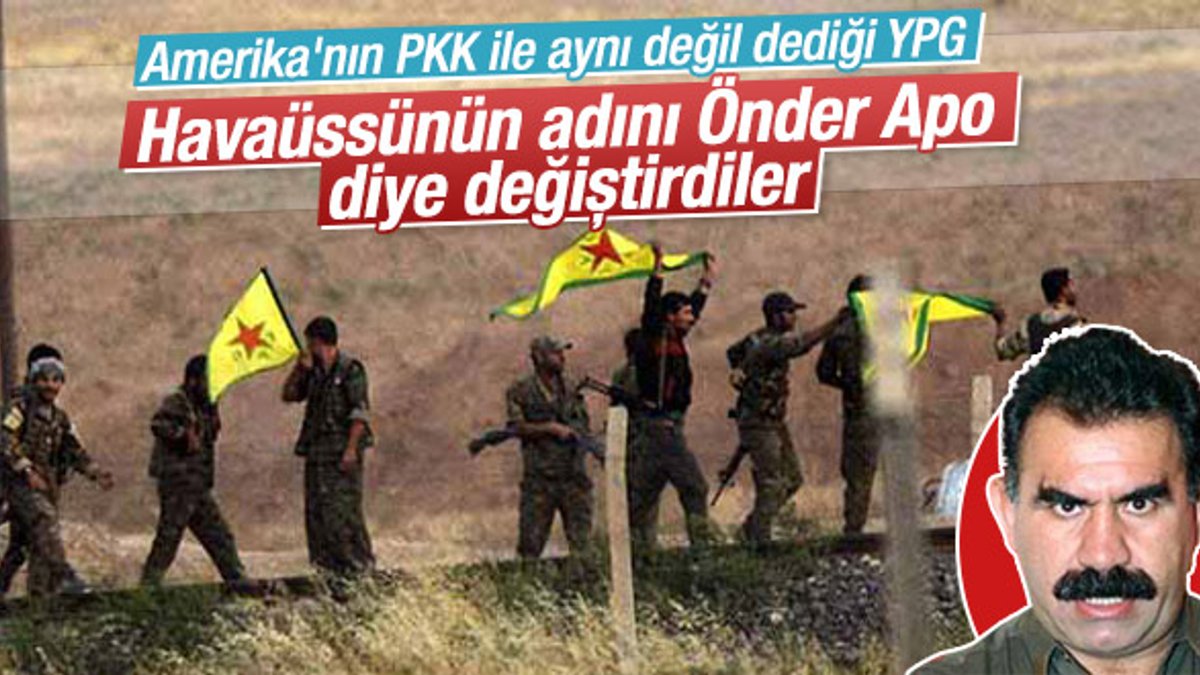 YPG ele geçirdiği havaalanına Öcalan'ın ismini verdi