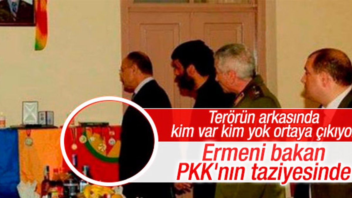 Ermenistan Bakanı'ndan PKK'lı teröristin evine ziyaret