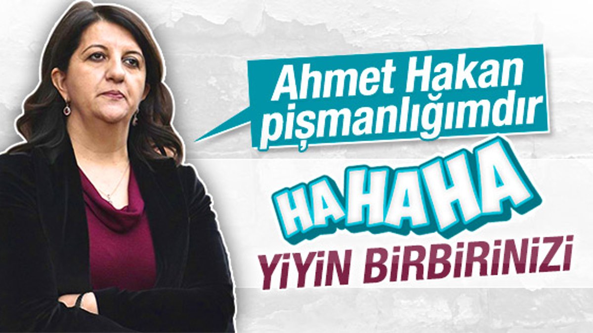 Pervin Buldan'ın Ahmet Hakan pişmanlığı