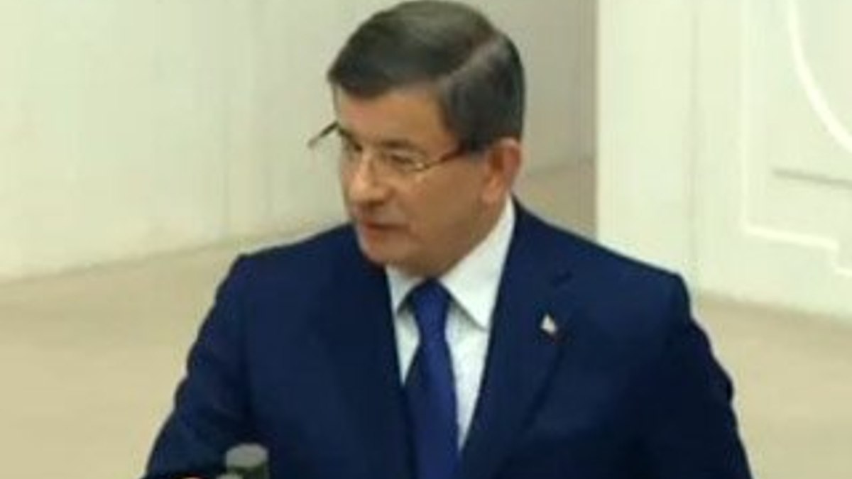 Başbakan Davutoğlu'nun TBMM konuşması