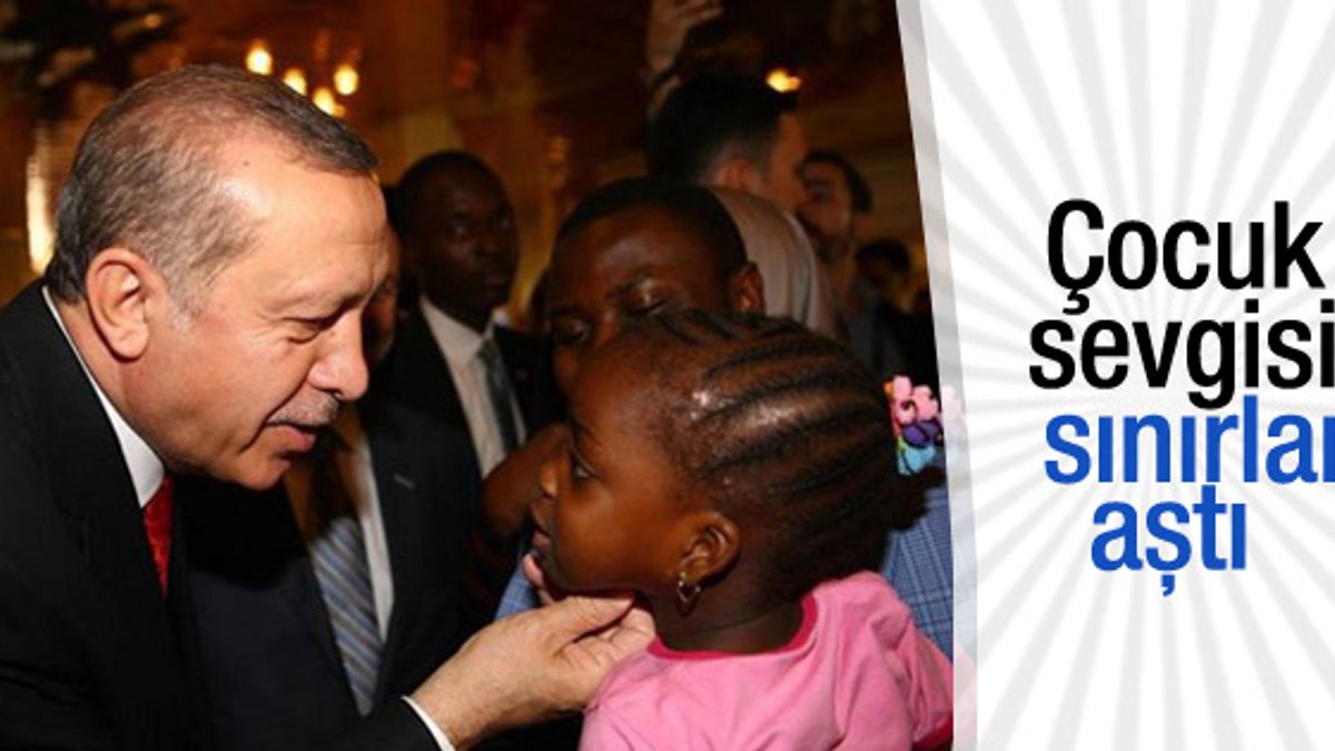 Erdoğan'ın çocuk sevgisi