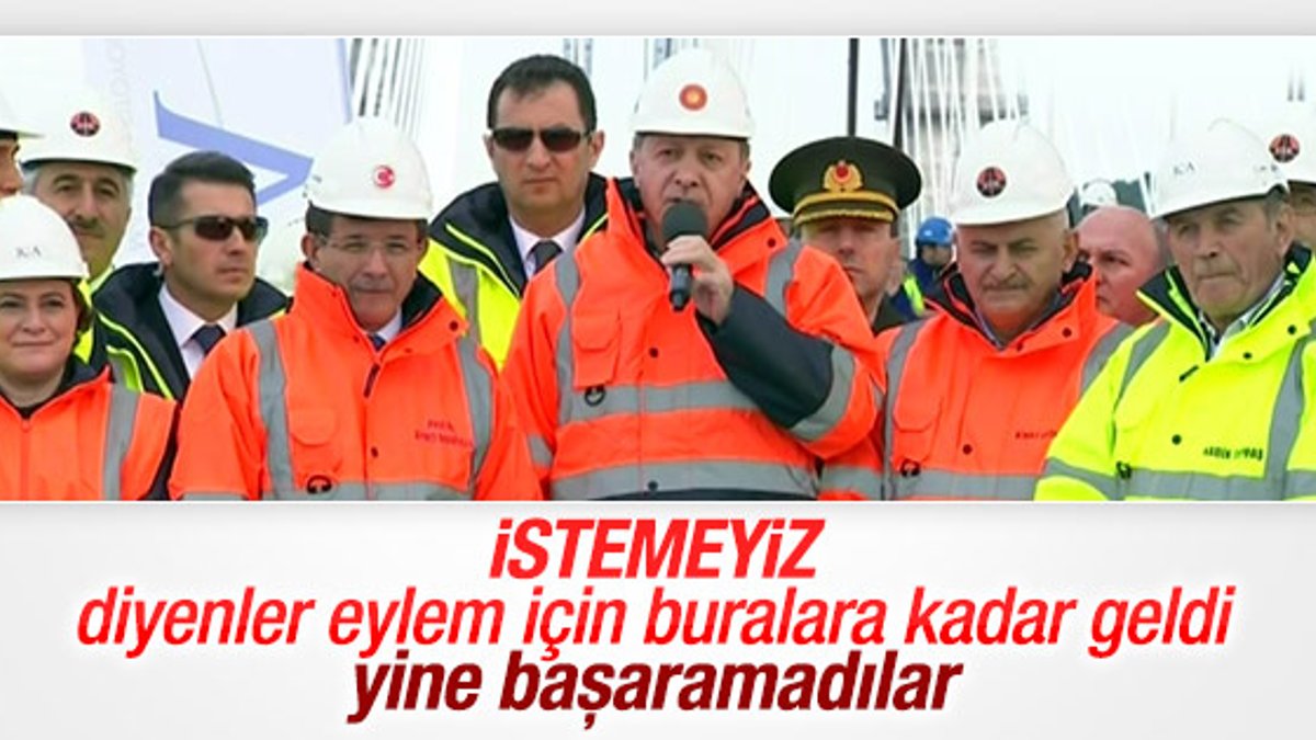 Cumhurbaşkanı Erdoğan 3. Köprü töreninde konuştu