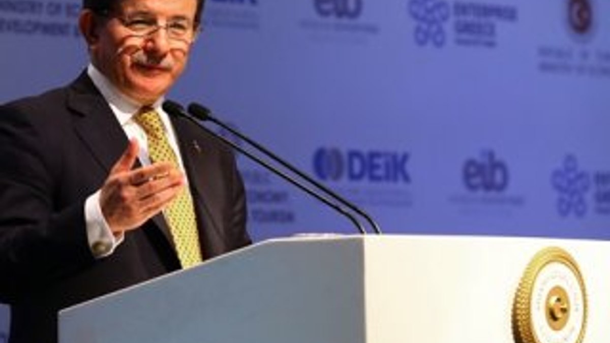 Başbakan Davutoğlu YASED resepsiyonunda konuştu