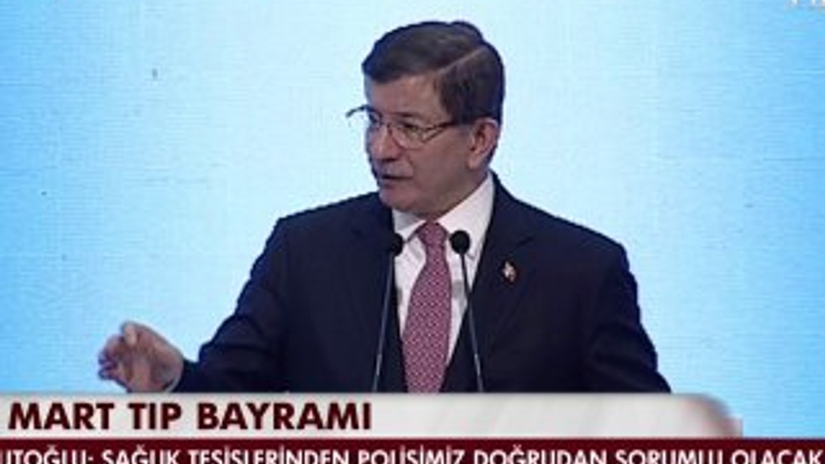 Davutoğlu'nun Tıp Bayramı konuşması