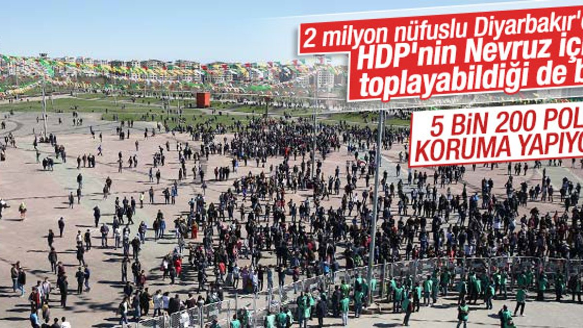 Diyarbakır'da sönük Nevruz kutlaması