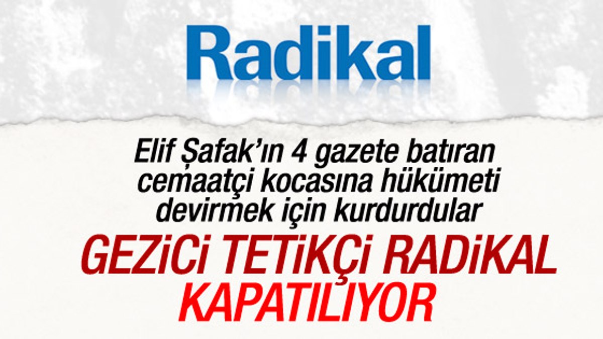 Radikal'in internet sitesi kapanıyor