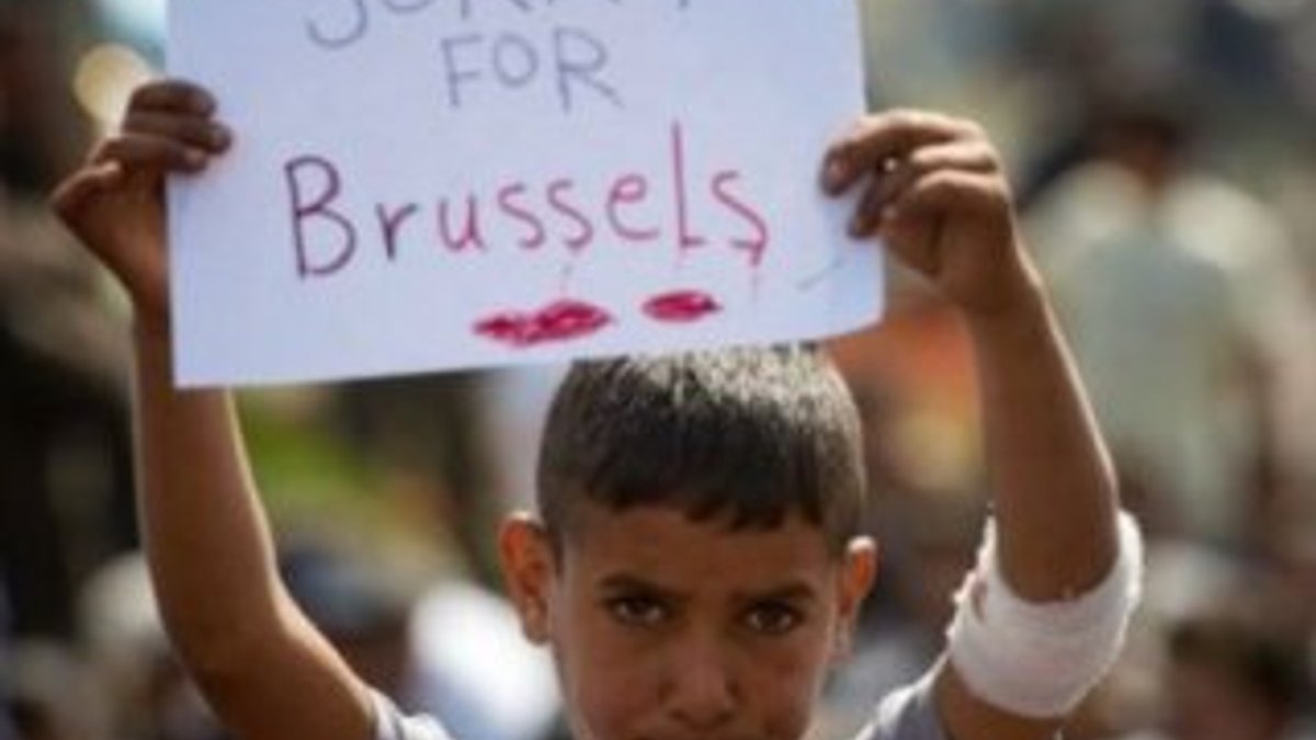 Mülteci çocuktan Avrupa'ya Brüksel mesajı