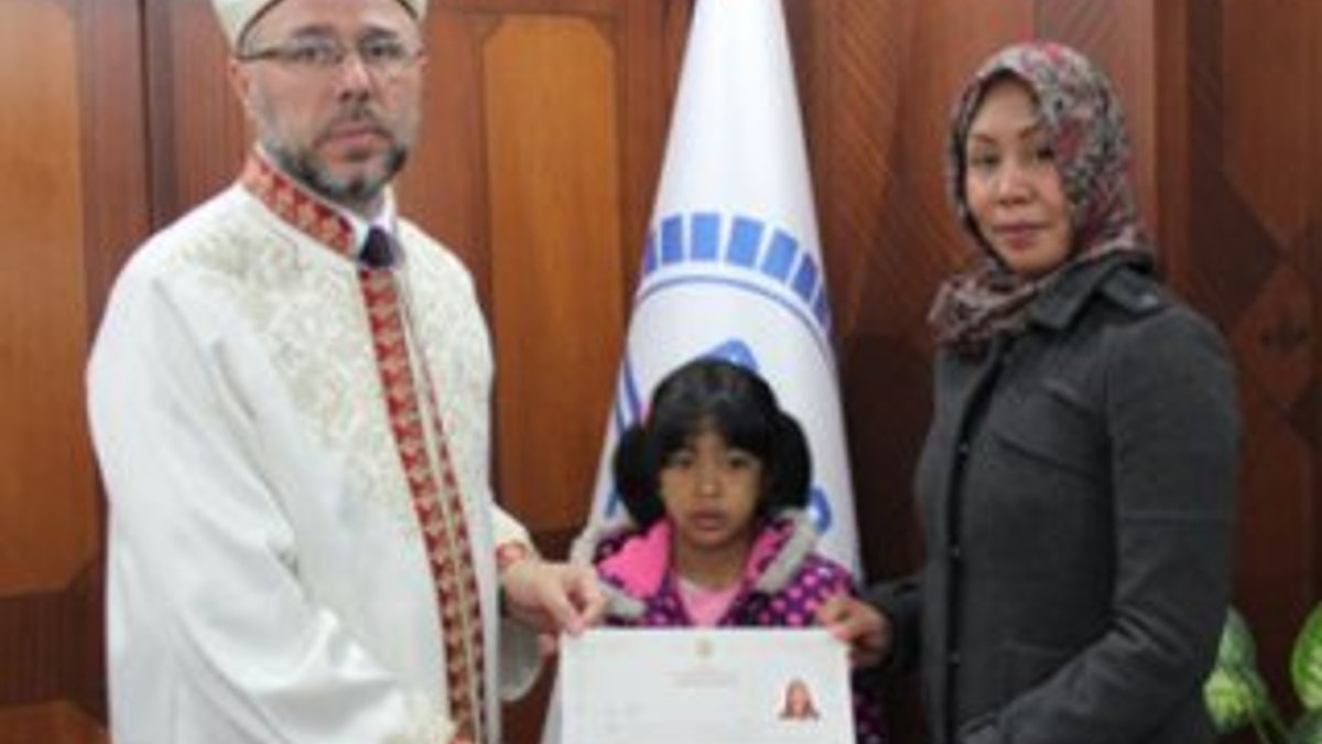 Kayseri'de Venezuelalı doktor Müslüman oldu