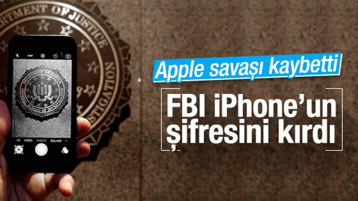 FBI Apple'ı alt etti: iPhone'un şifresi kırıldı