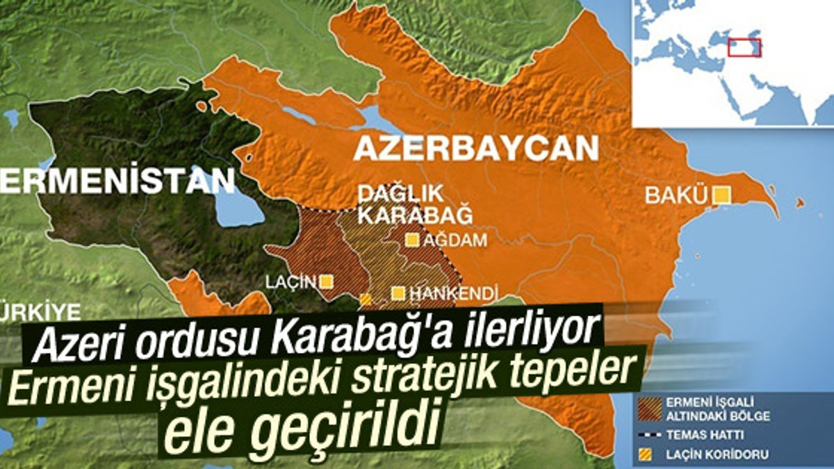 Azerbaycan: Ermeni işgalindeki bazı bölgeler geri alındı