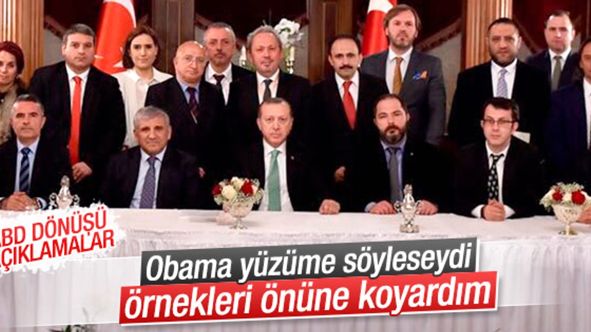 Cumhurbaşkanı Erdoğan'dan Amerika dönüşü açıklamalar
