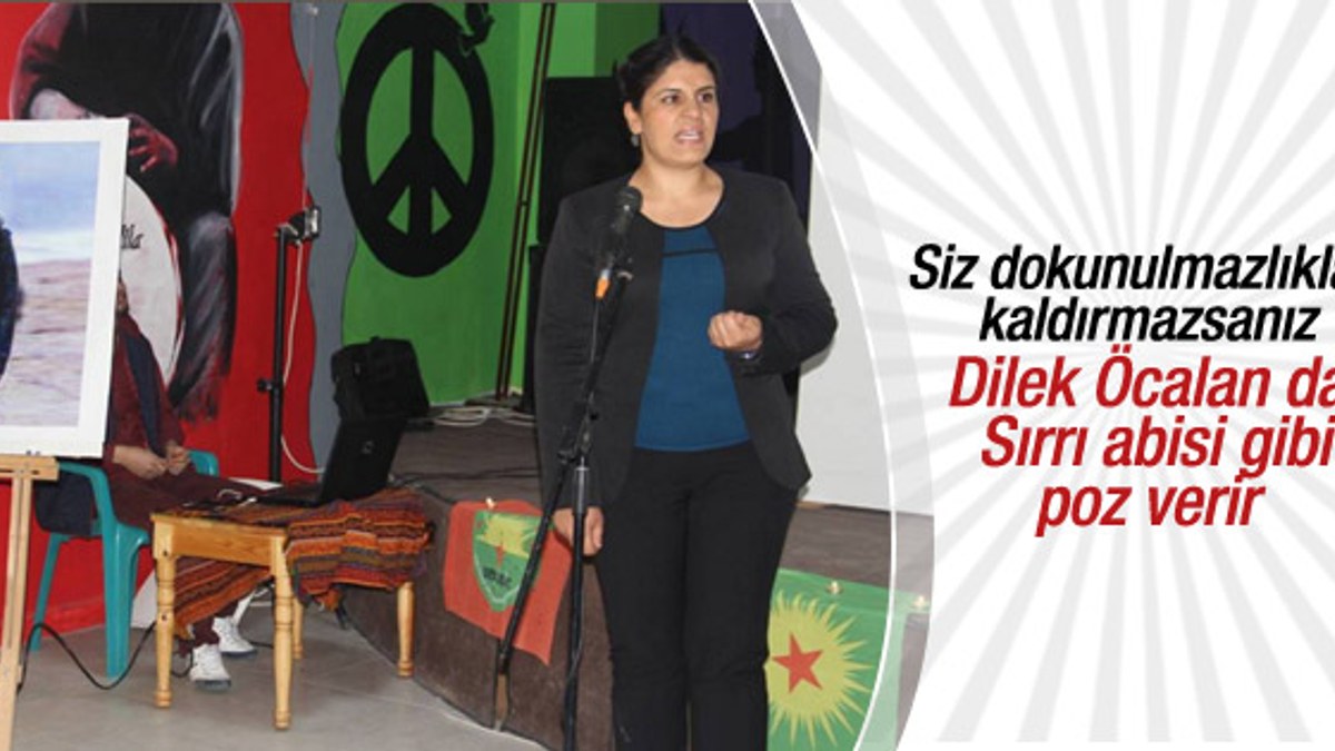 Dilek Öcalan'dan Sırrı Süreyya Önder pozu