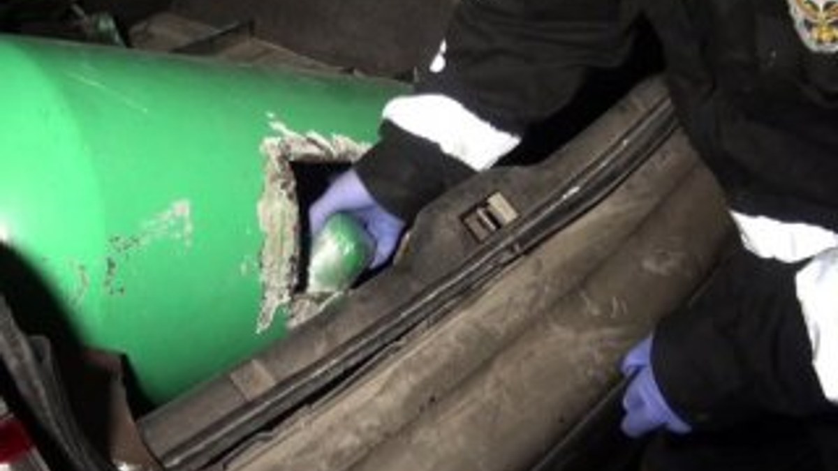 İran plakalı aracın LPG tankından uyuşturucu çıktı