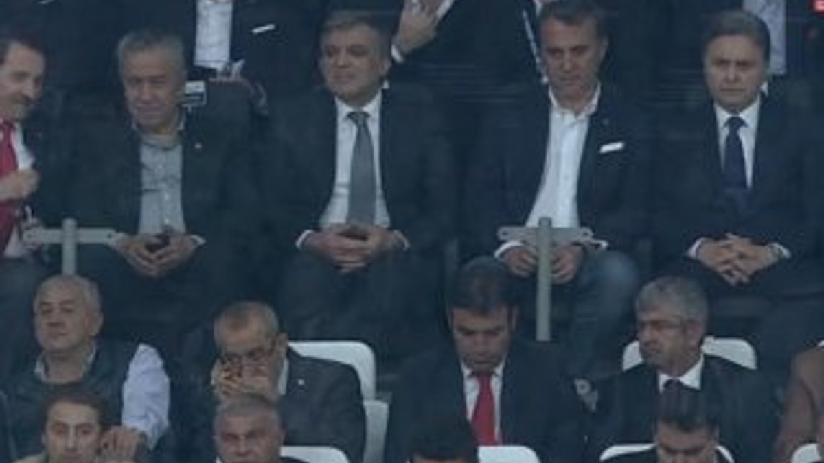 Bülent Arınç ve Abdullah Gül Beşiktaş Arena'da