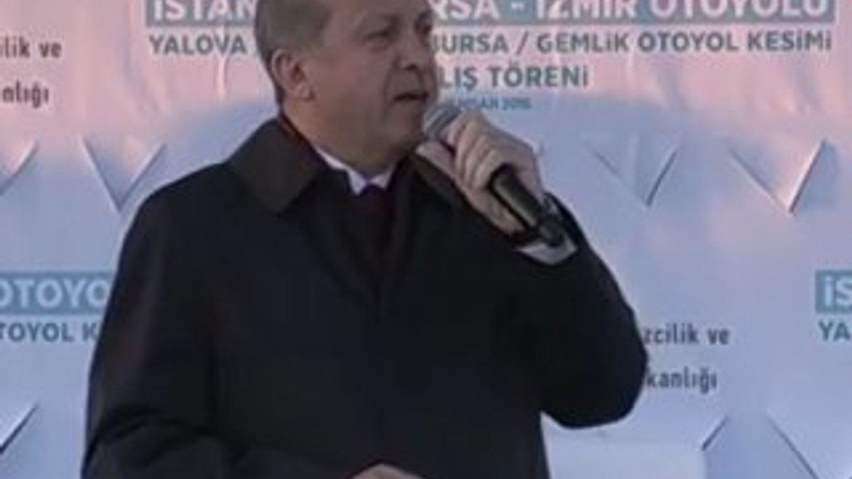 Erdoğan: Adını Osman Gazi Köprüsü koyduk