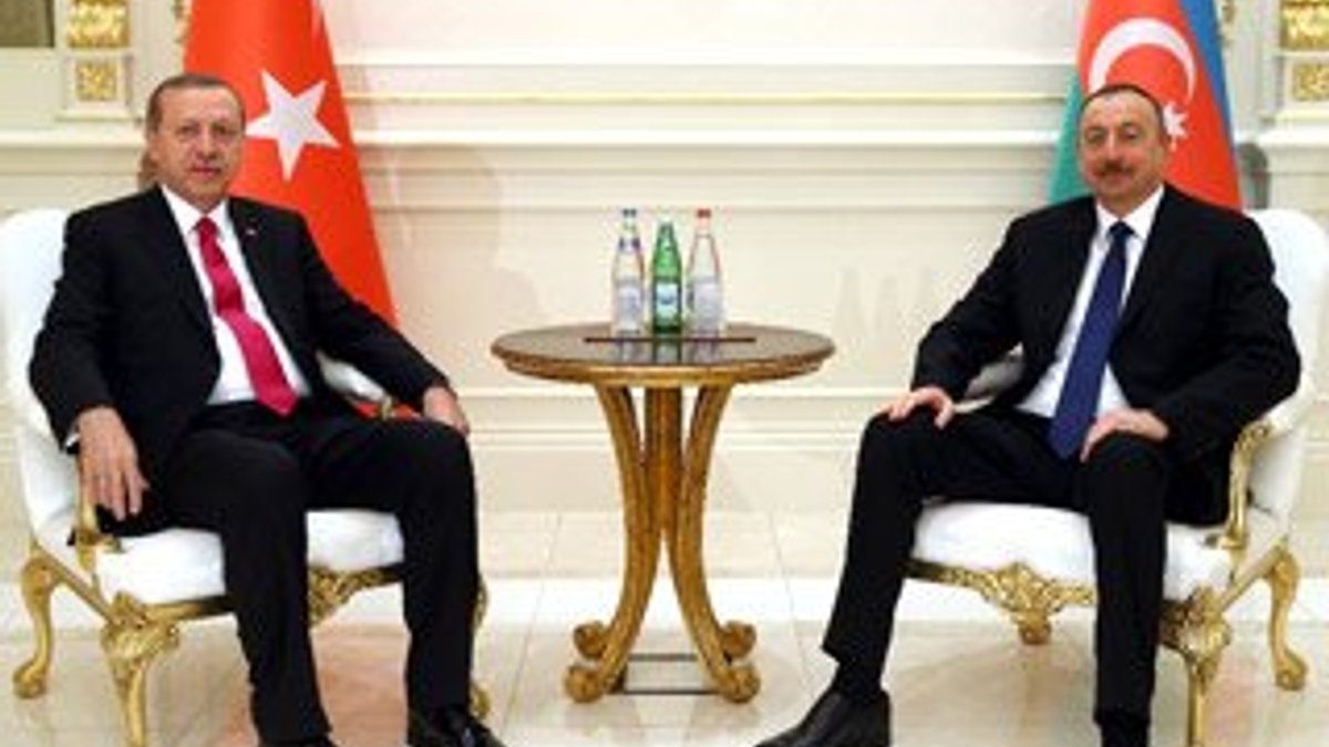 Cumhurbaşkanı Erdoğan mevkidaşı Aliyev ile görüştü