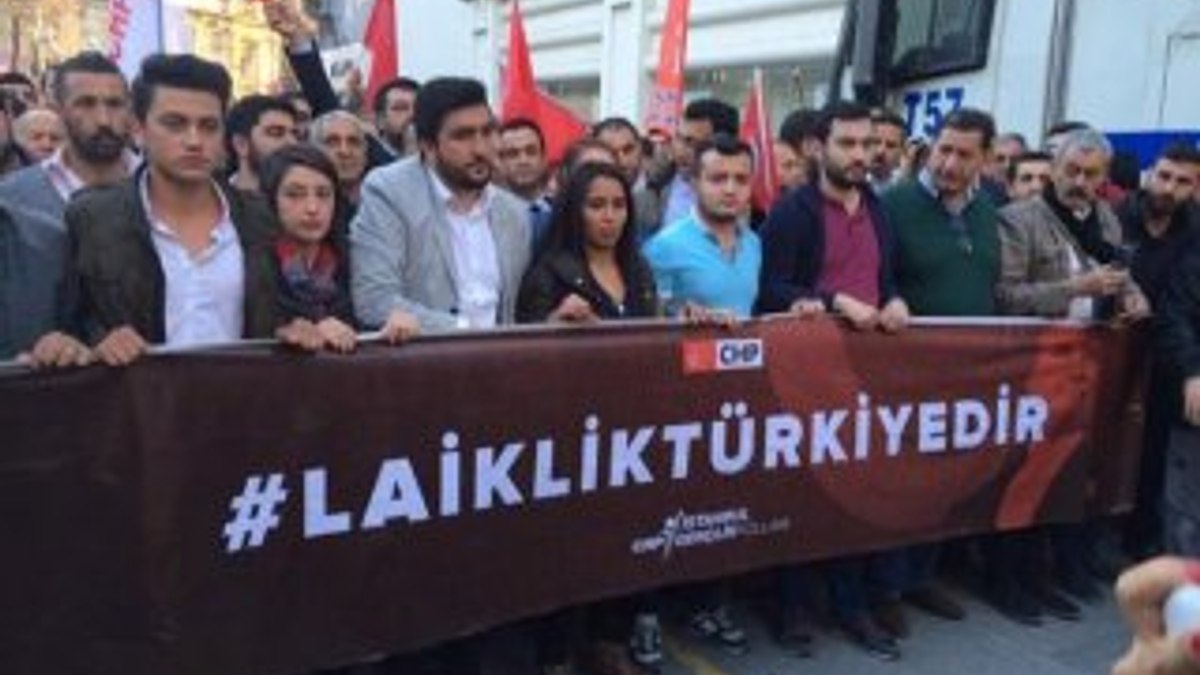 CHP'den Taksim'de laiklik eylemi