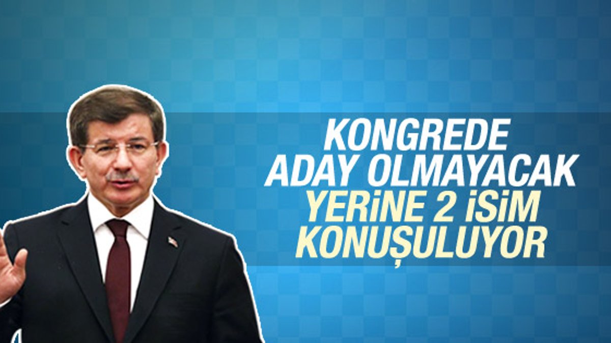 Davutoğlu kongrede aday olmayacak iddiası