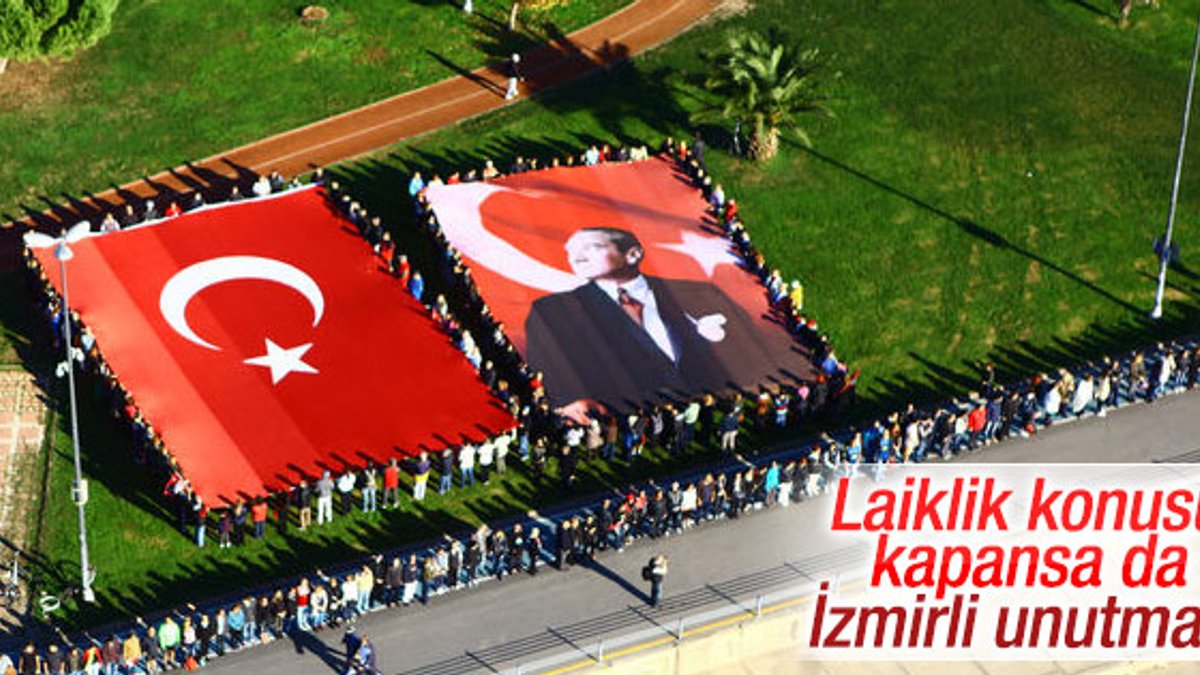 CHP İzmir'de laiklik zinciri oluşturacak