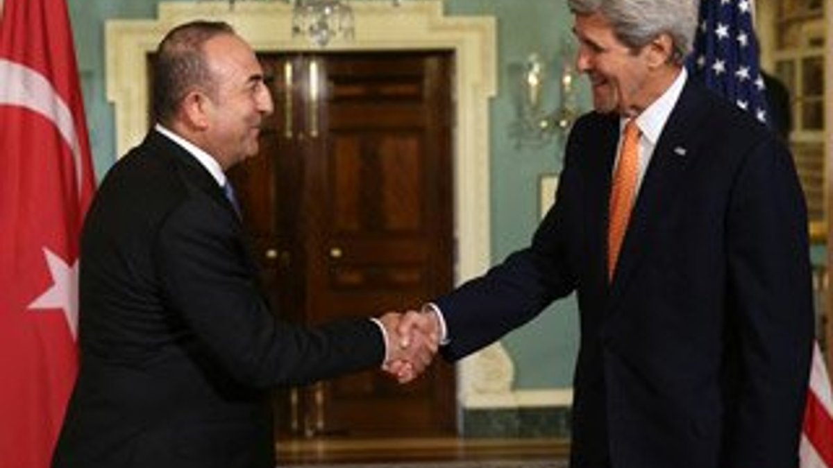 Çavuşoğlu Amerikalı mevkidaşı Kerry ile görüştü