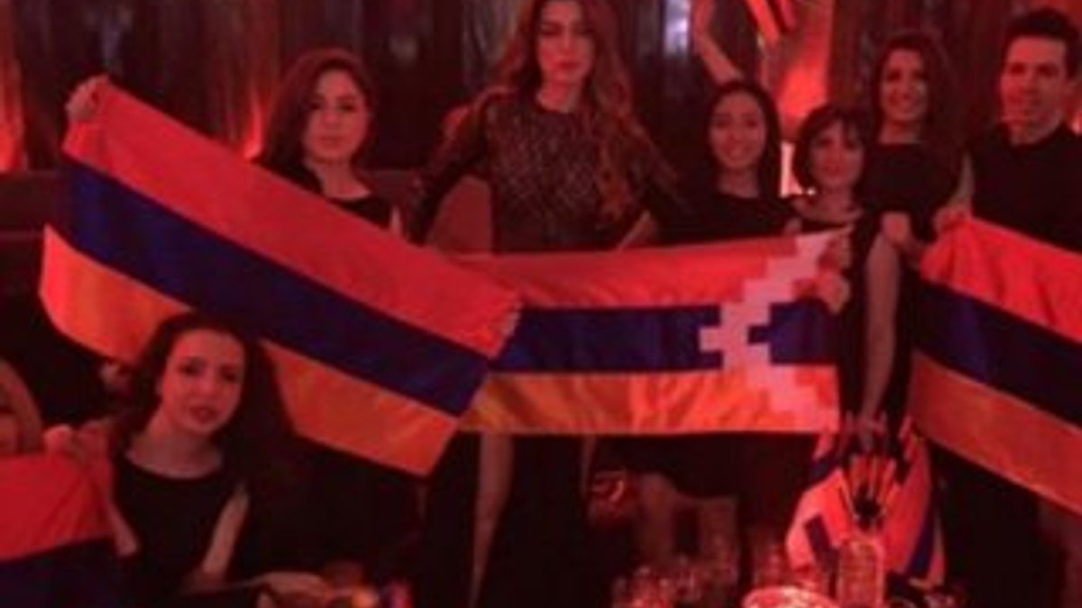 Ermenilerden Eurovision'da bayrak provokasyonu