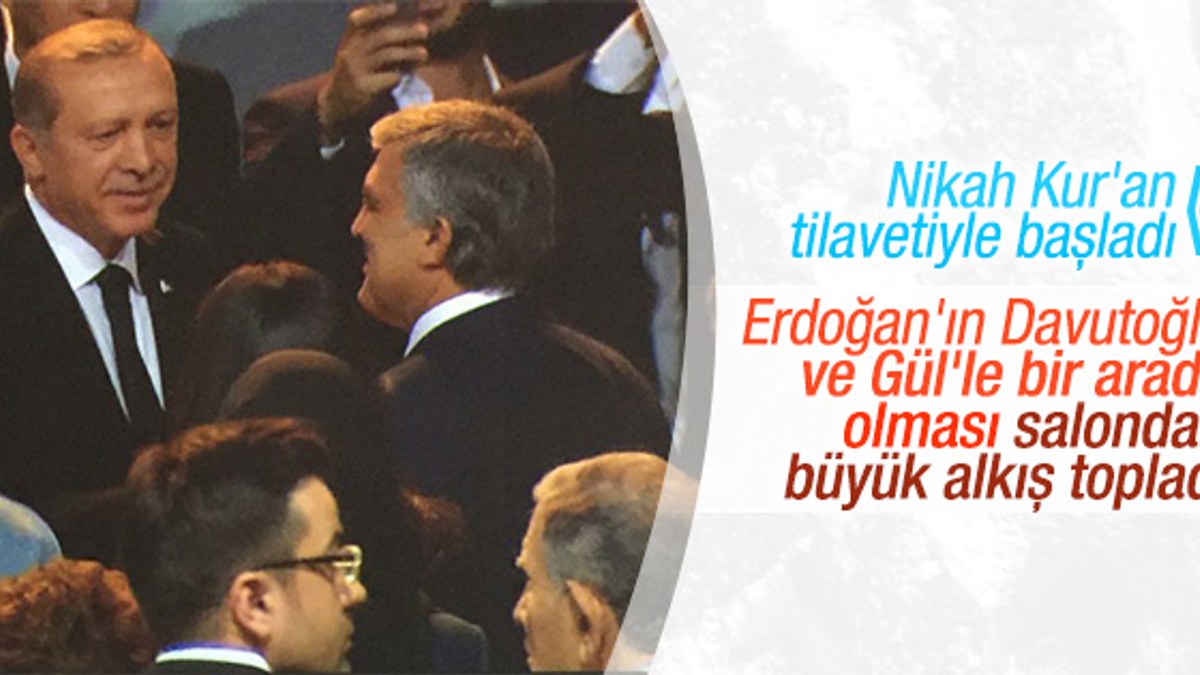 Selçuk Bayraktar-Sümeyye Erdoğan nikahından kareler