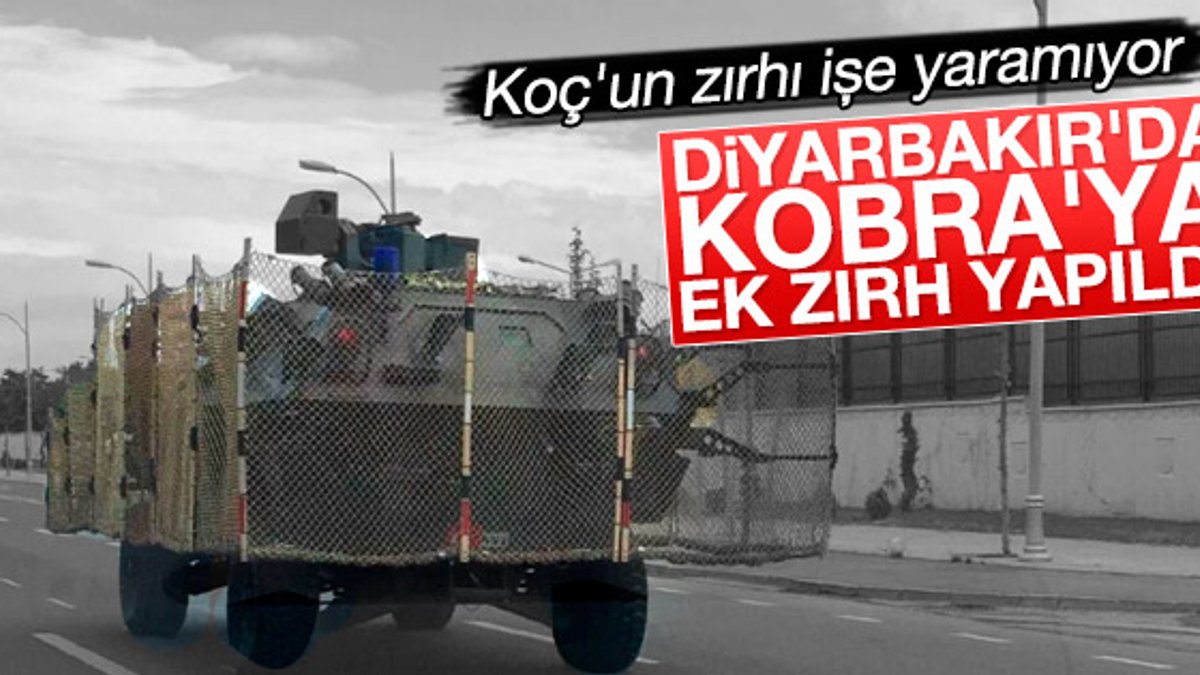 Diyarbakır'da zırhlı araca telli önlem
