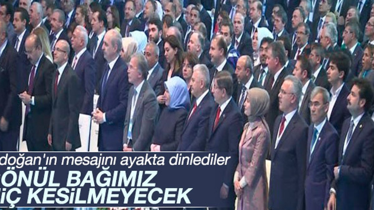 Erdoğan'ın mesajı AK Parti kongresinde okundu