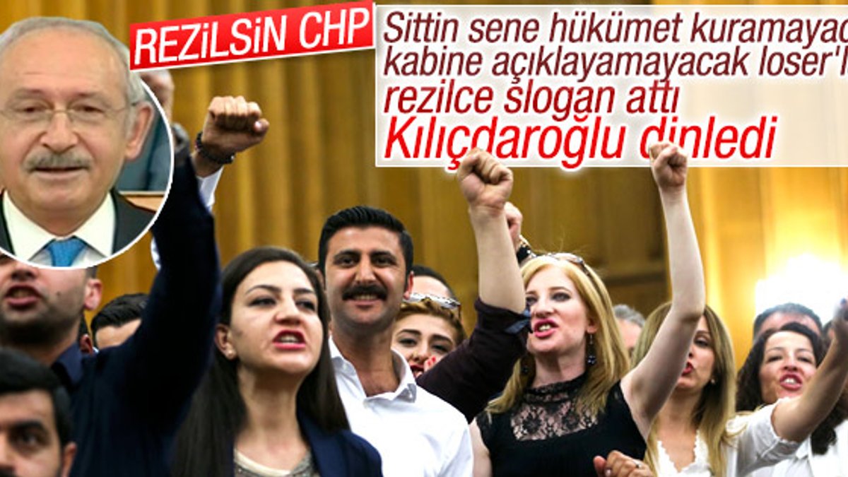 CHP grup toplantısında Erdoğan'a hakaret
