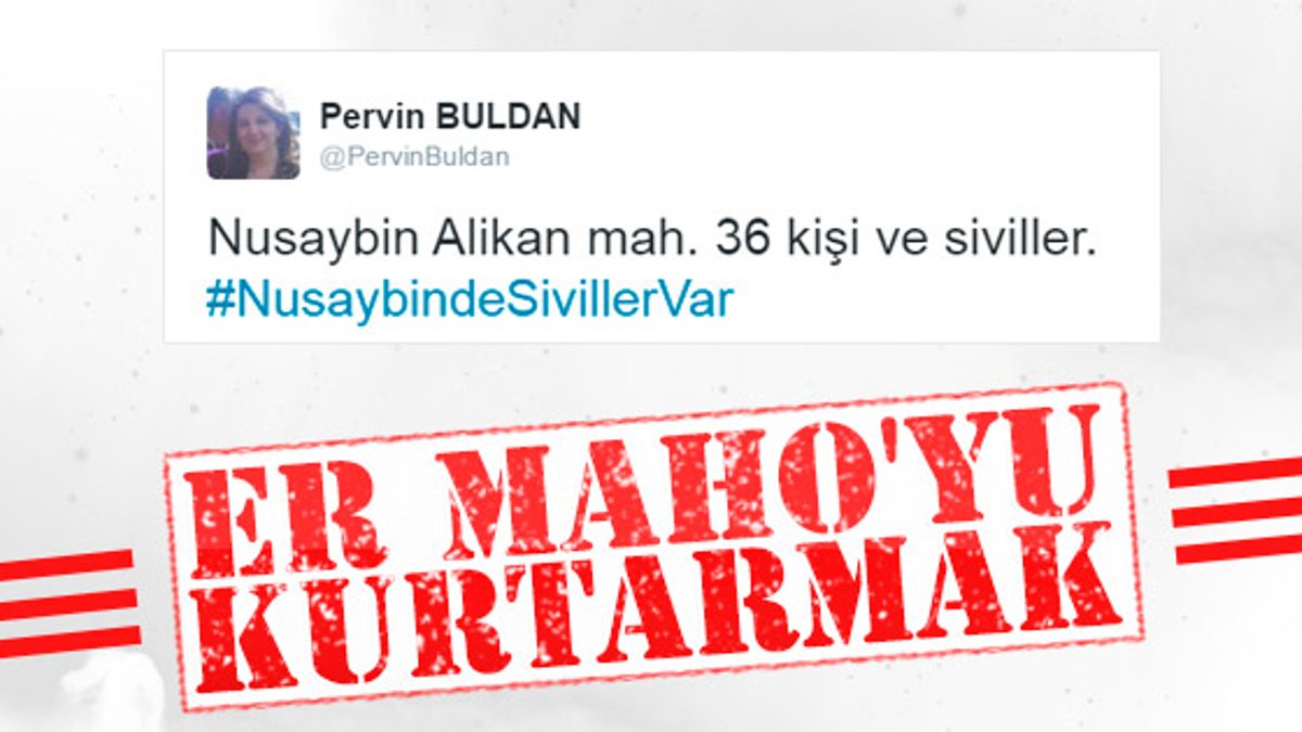 PKK ve HDP Nusaybin'deki son teröristlere ağlıyor