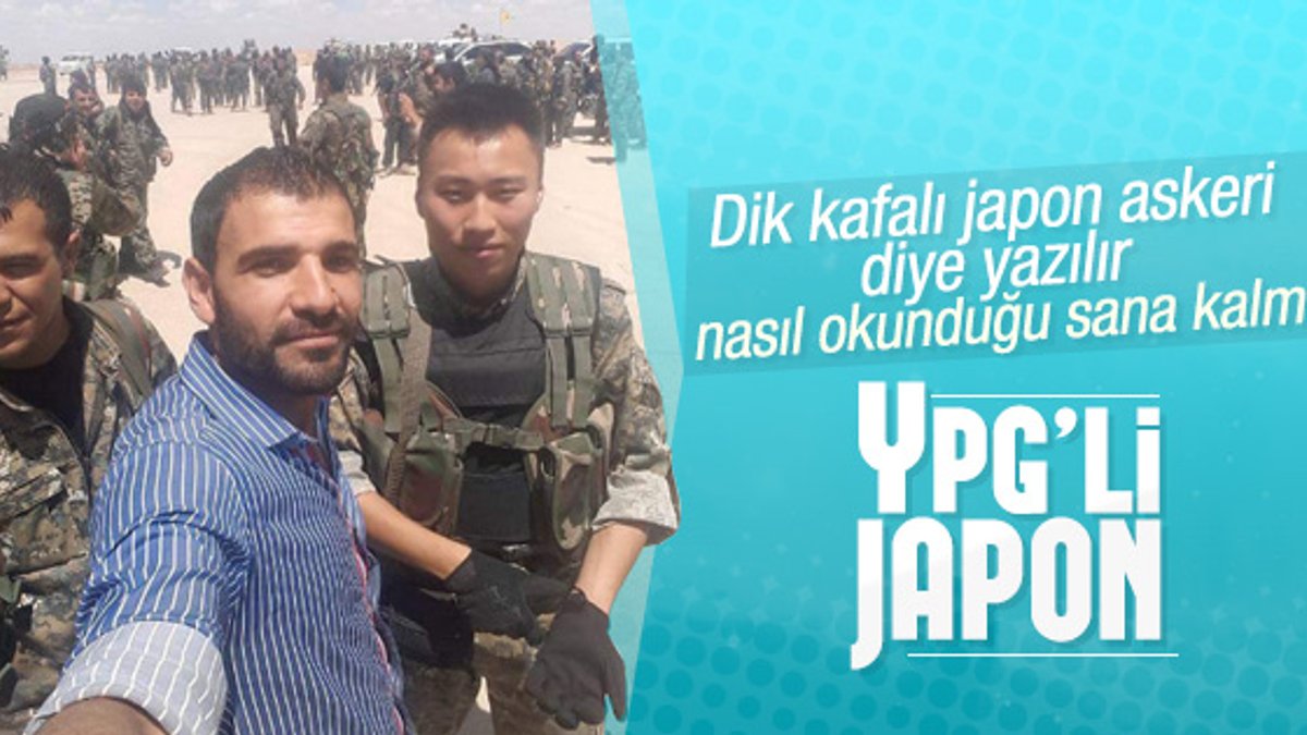 Japon askeri YPG'ye katıldı