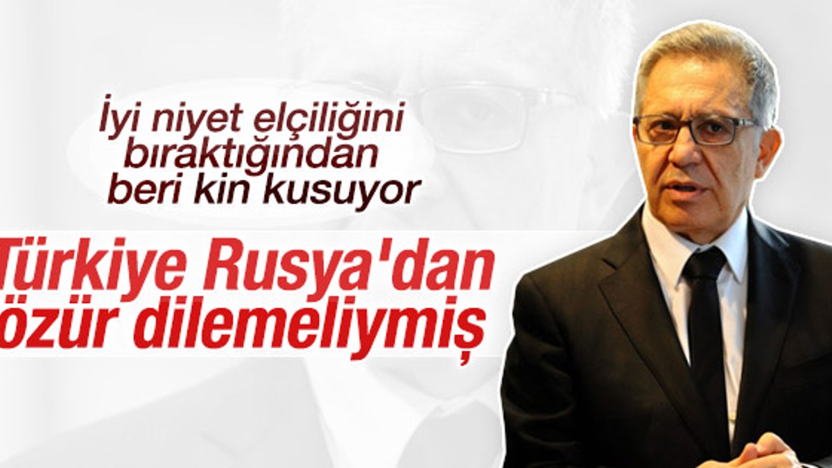 Zülfü Livaneli Rus sitesine konuştu:Türkiye özür dilemeli
