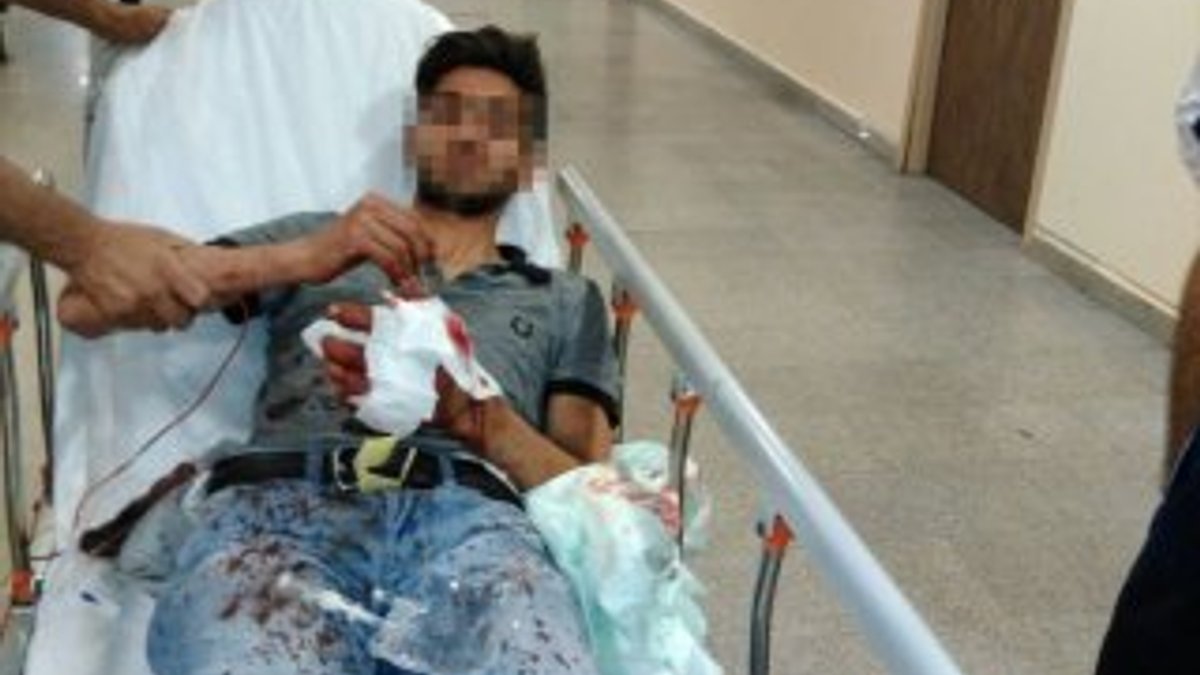 Patlayıcı atarken yaralanan PKK'lılar hastanede yakalandı