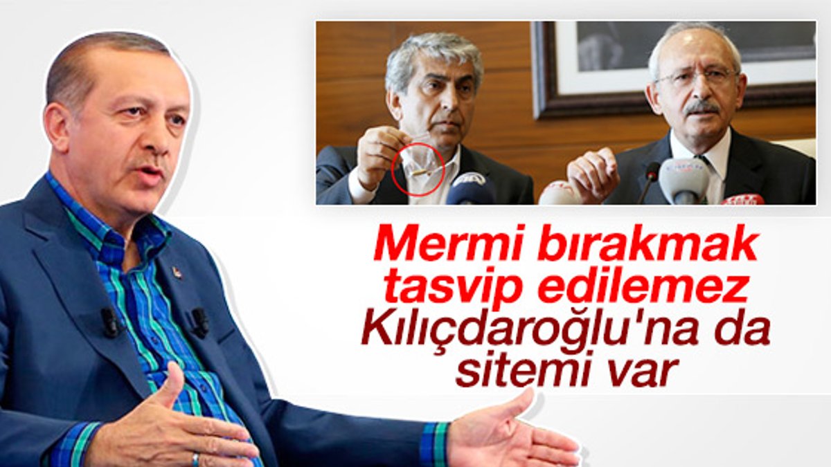 Erdoğan Kılıçdaroğlu'na mermili saldırıyı değerlendirdi
