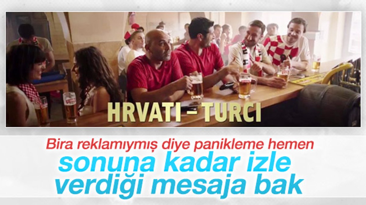 Hırvat bira markasından Türkiyeli reklam