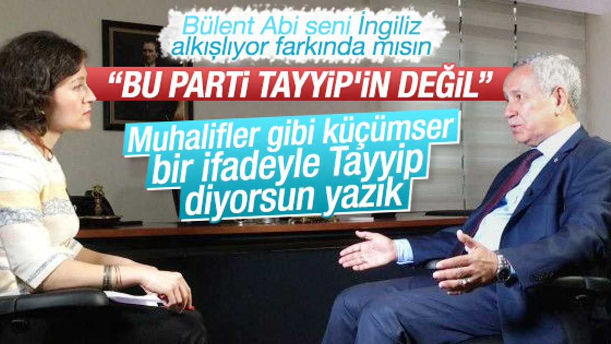 Arınç'a göre AK Parti'nin başarısı Erdoğan'ın değil