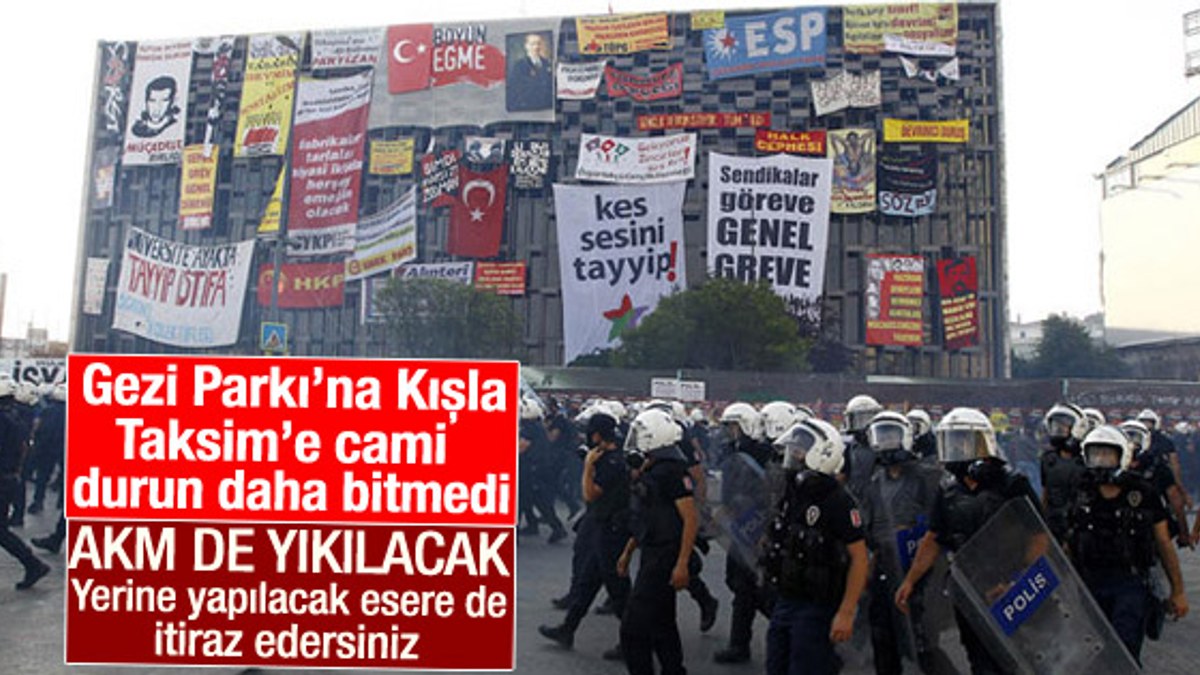 Cumhurbaşkanı Erdoğan: Taksim'deki AKM yıkılacak