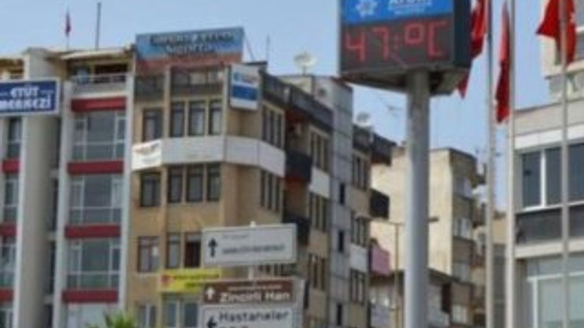 Aydın'da sıcaklık rekor kırdı