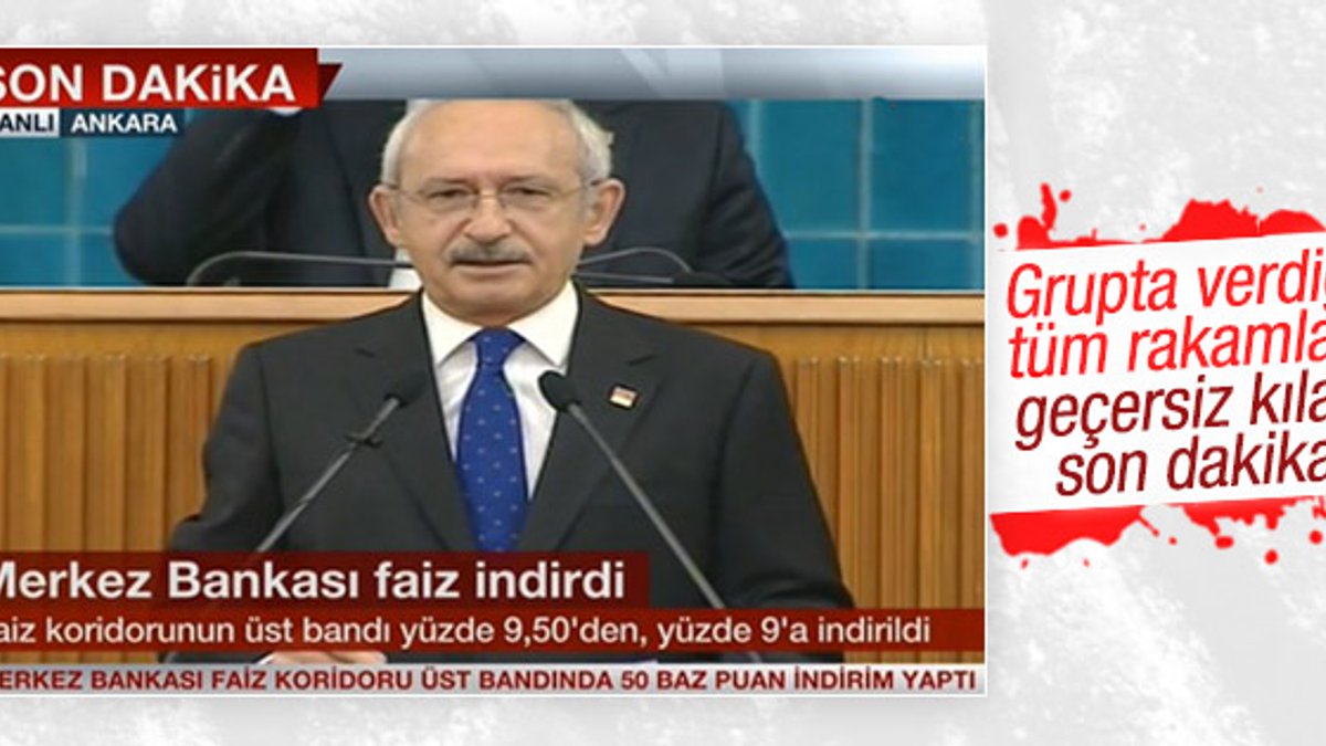 Kılıçdaroğlu'nun faiz eleştirisini Merkez Bankası bitirdi