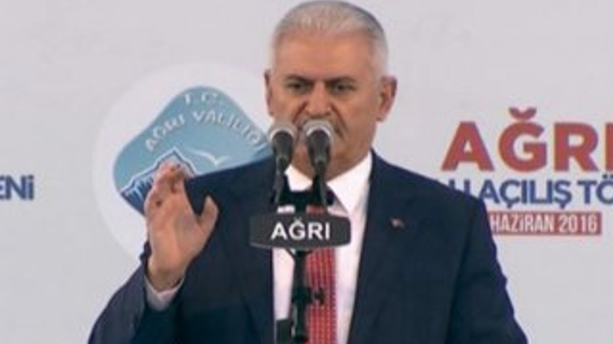 Başbakan Binali Yıldırım Ağrı'da konuştu