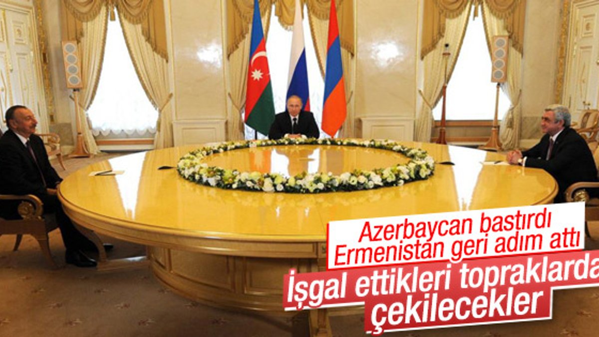 Azerbaycan ve Ermenistan Karabağ için anlaştı
