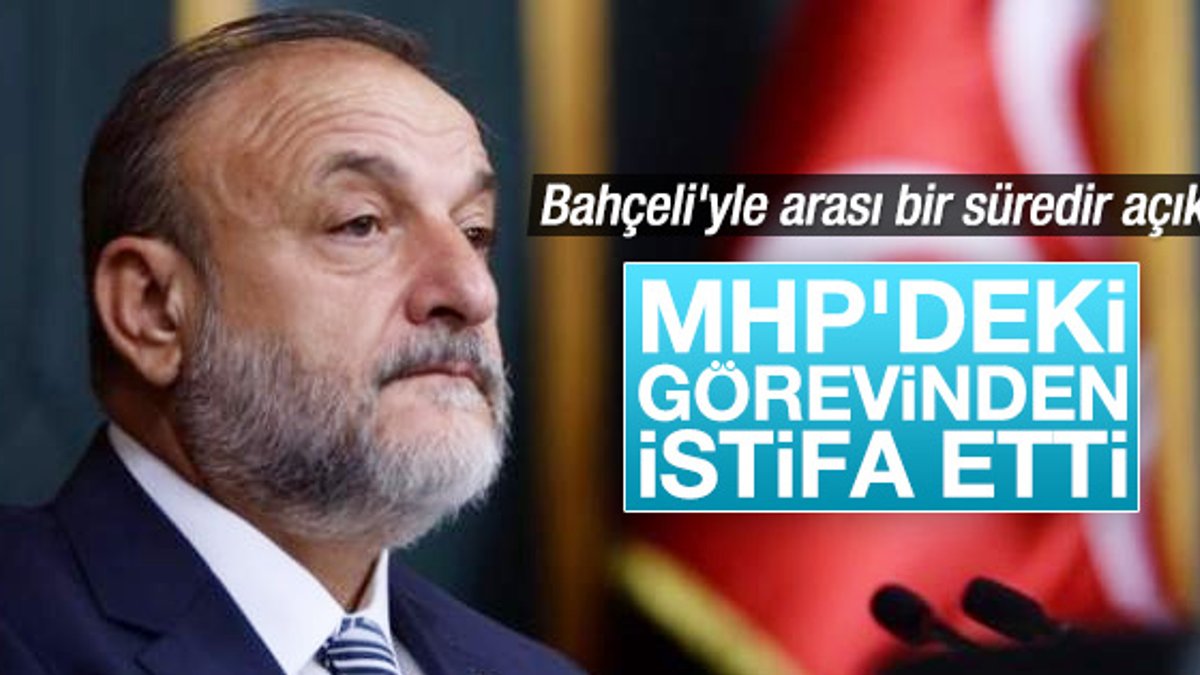 Oktay Vural MHP'deki görevinden istifa etti